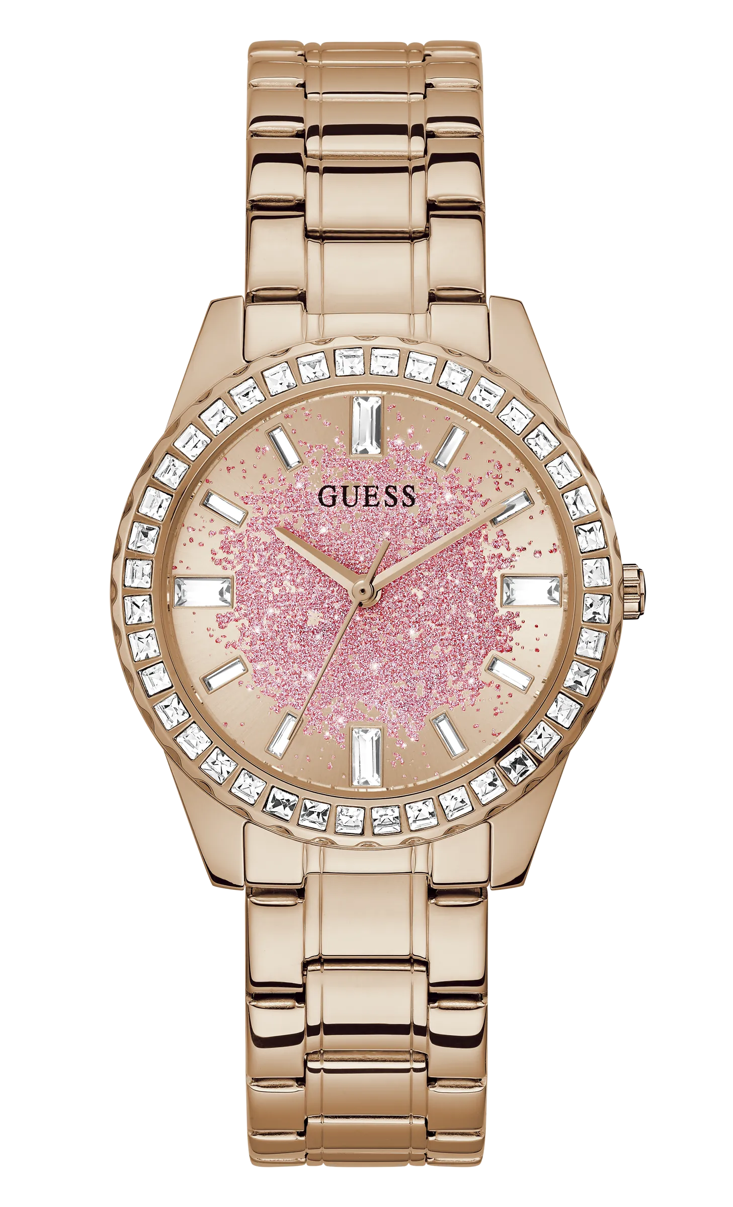 Guess Women Rose Gold Dial Analog Watch - GW0405L3