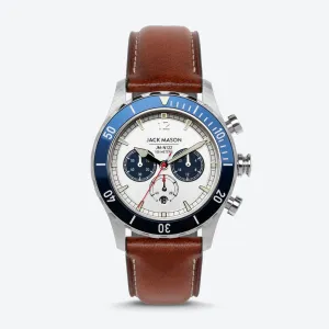 Halyard Sport Chronograph (White   Brown)