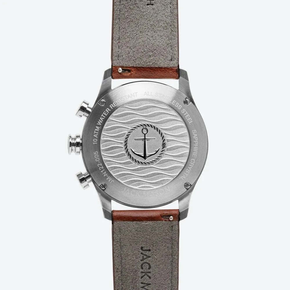 Halyard Sport Chronograph (White   Brown)