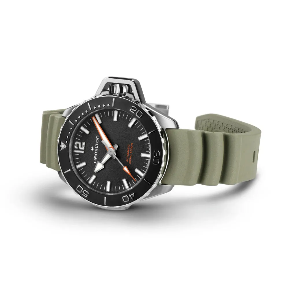 HAMILTON - Khaki Navy Frogman Auto | H77455331