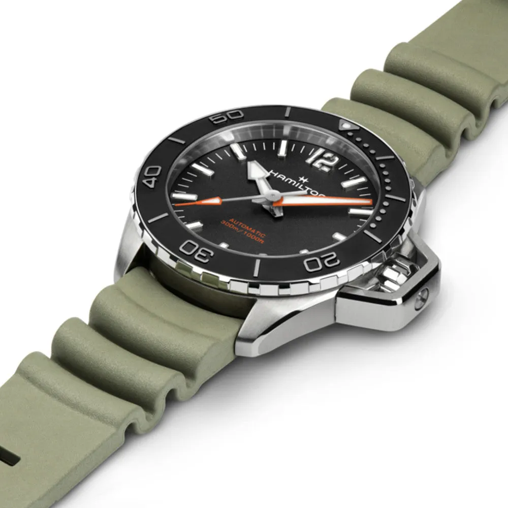 HAMILTON - Khaki Navy Frogman Auto | H77455331