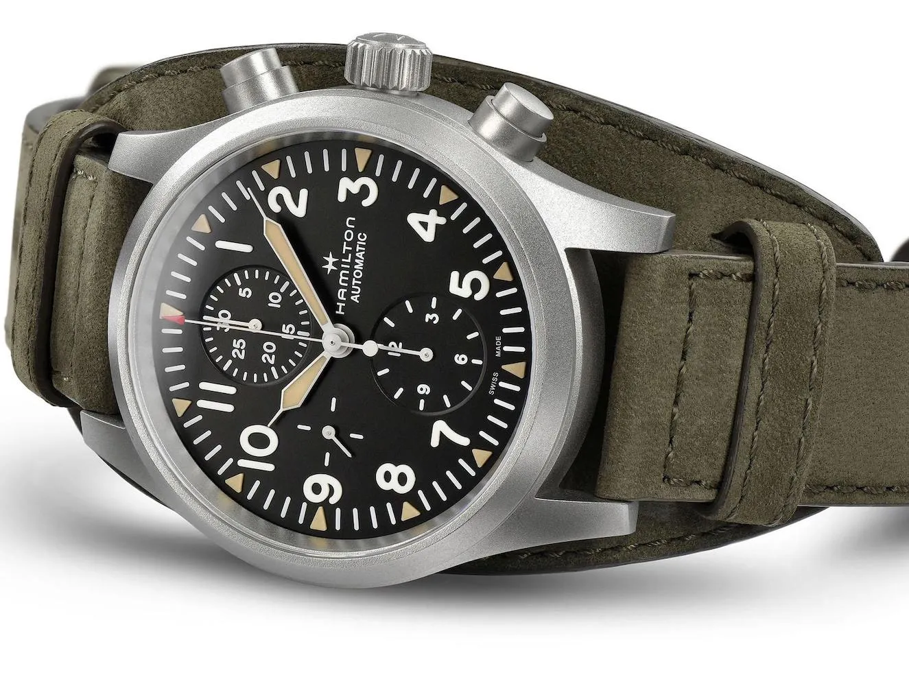 HML Watch Khaki Field Auto Chrono