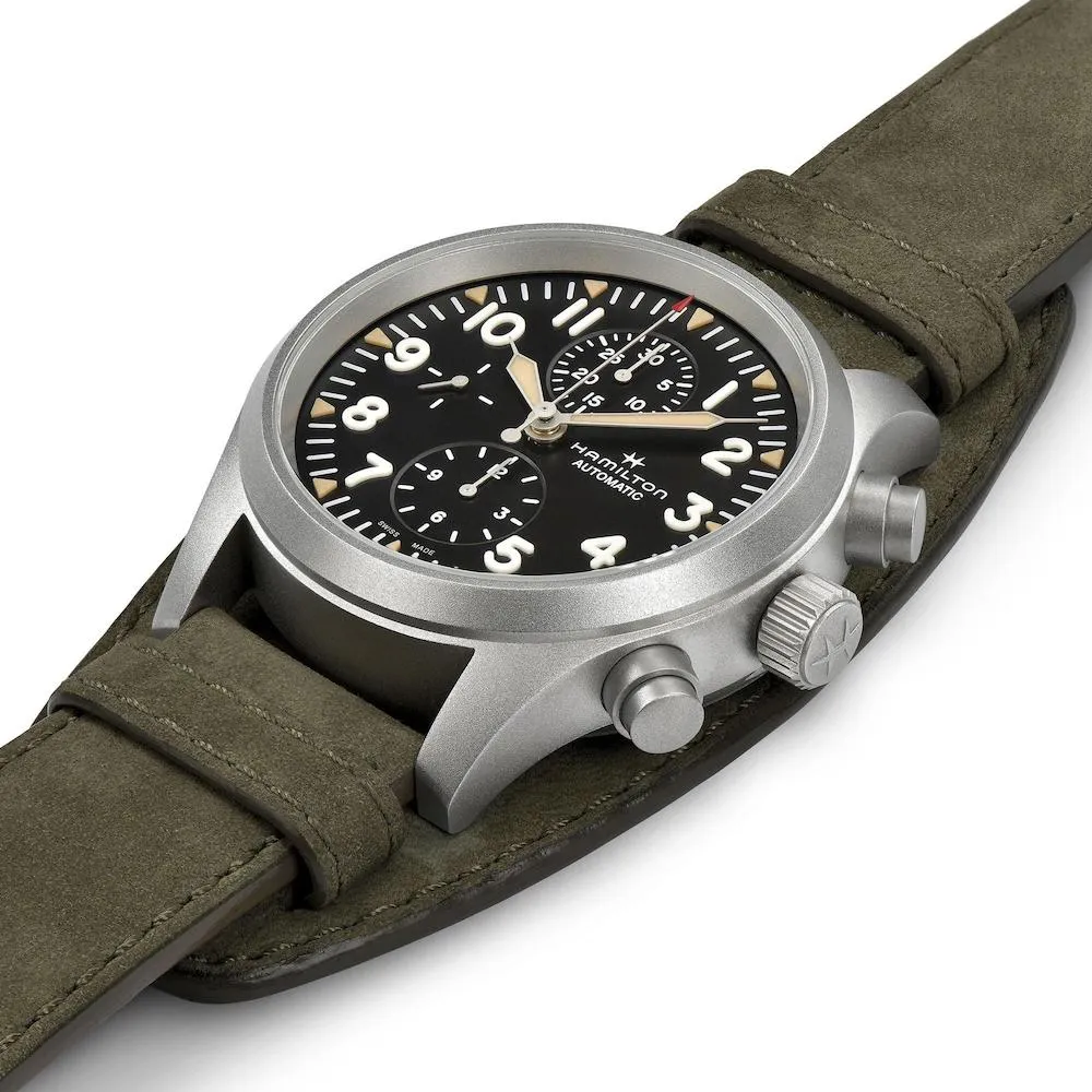 HML Watch Khaki Field Auto Chrono