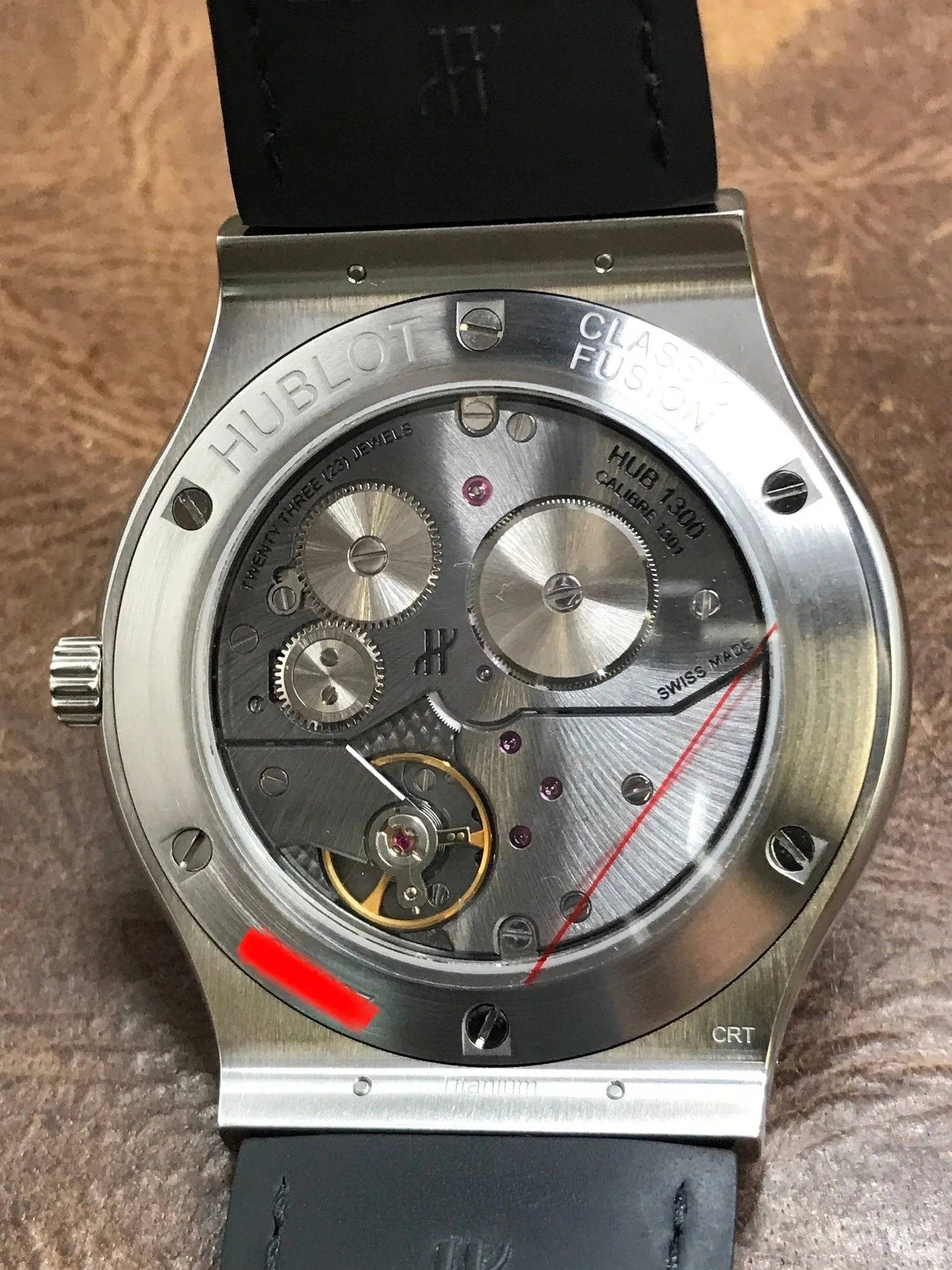 Hublot Classic Fusion Ultra Thin 515.NX.1270.LR Black Dial Hand Wind Men's Watch