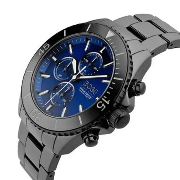 Hugo Boss Ocean Edition Blue Dial Men's Watch 1513743