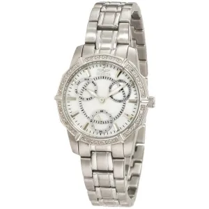 Invicta Women's 1777 Wildflower Mother-Of-Pearl Dial Stainless Steel Watch