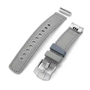 Khaki Quick Release Canvas   Add-on End Piece watch strap compatible with Seiko Sumo SPB103