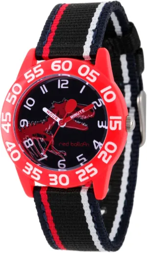 Kids' Plastic Time Teacher Analog Quartz Nylon Strap Watch
