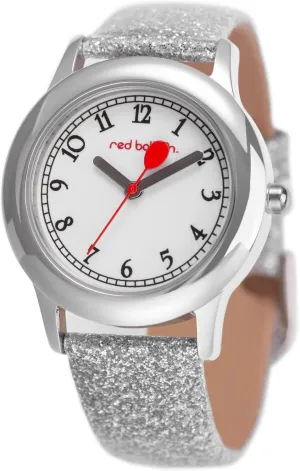 Kids' Stainless Steel Time Teacher Analog Quartz Strap Watch