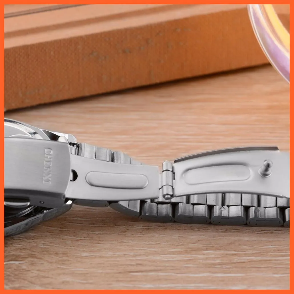 Luxury Brand Fashion Watches  | Women Rhinestone Stainless Steel Quartz Slim Wristwatches