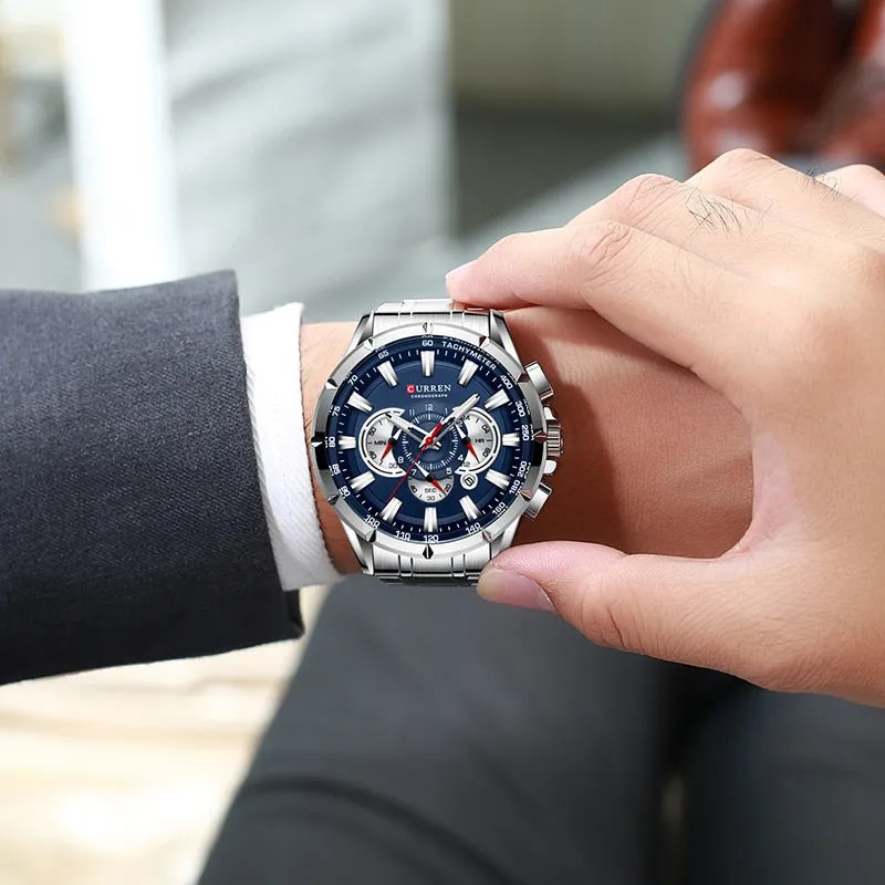 Luxury Chronograph Quartz Men's Watch