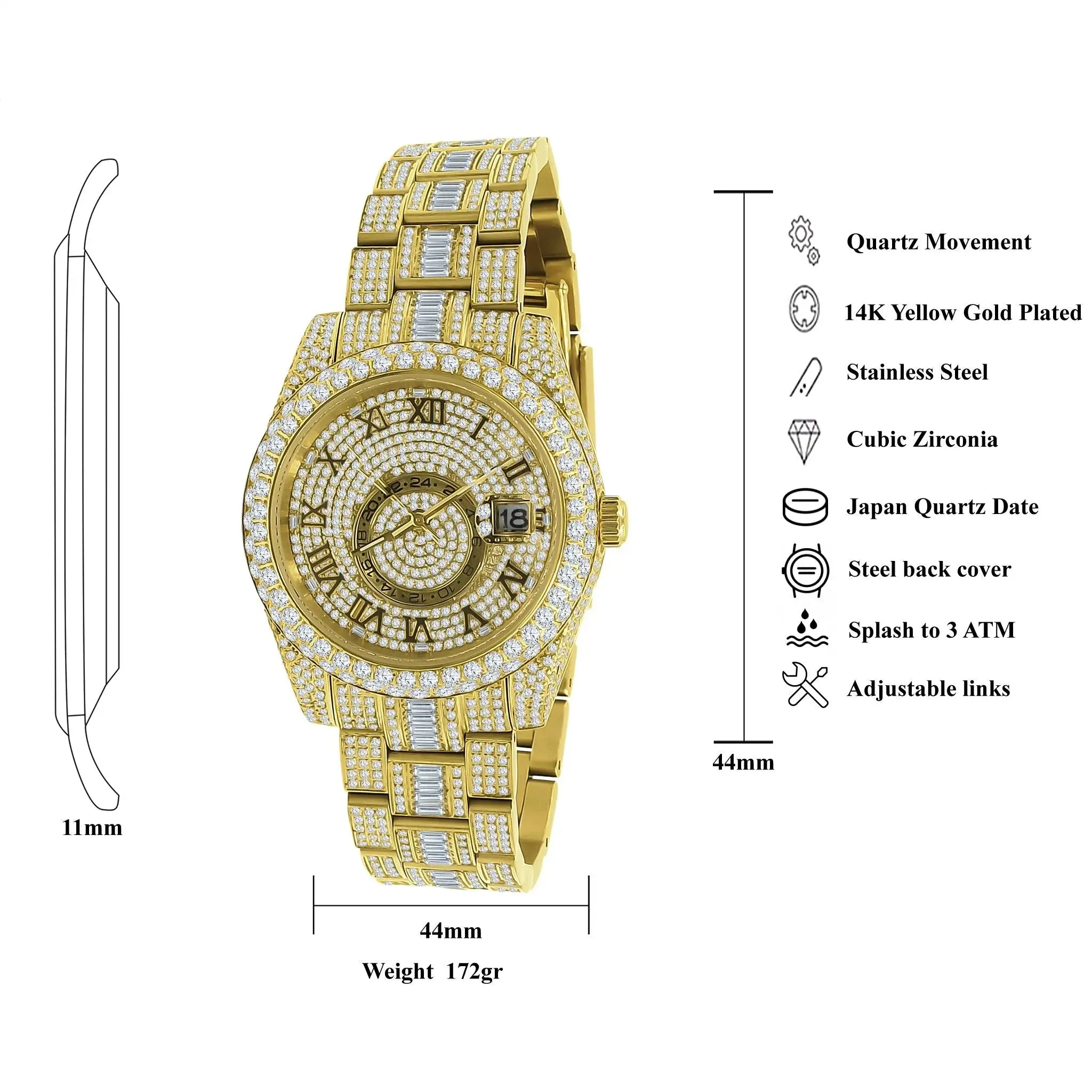 LUXURY CHRONOGRAPH WATCH | 530612