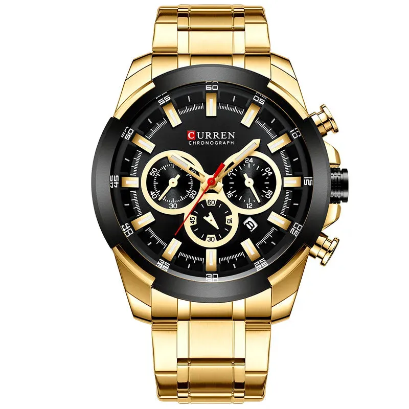 Luxury CURREN Quartz Men's Watch