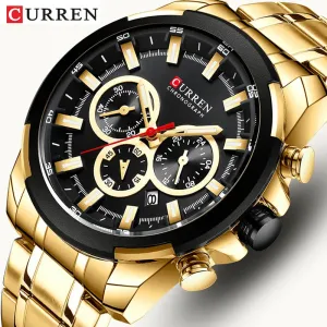Luxury CURREN Quartz Men's Watch