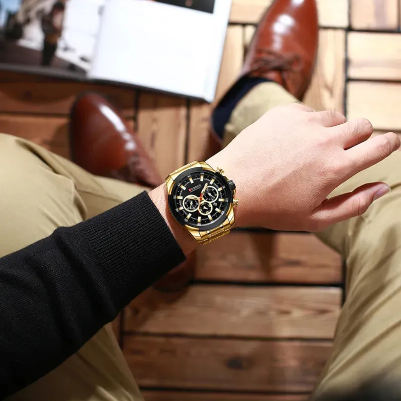 Luxury CURREN Quartz Men's Watch