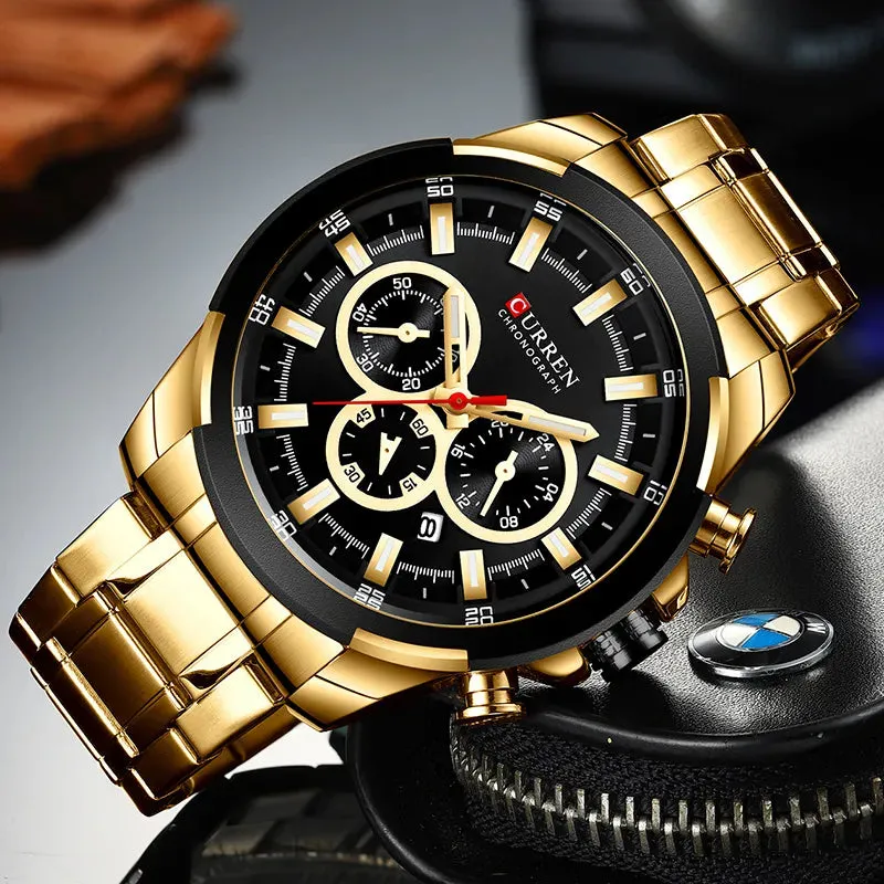 Luxury CURREN Quartz Men's Watch