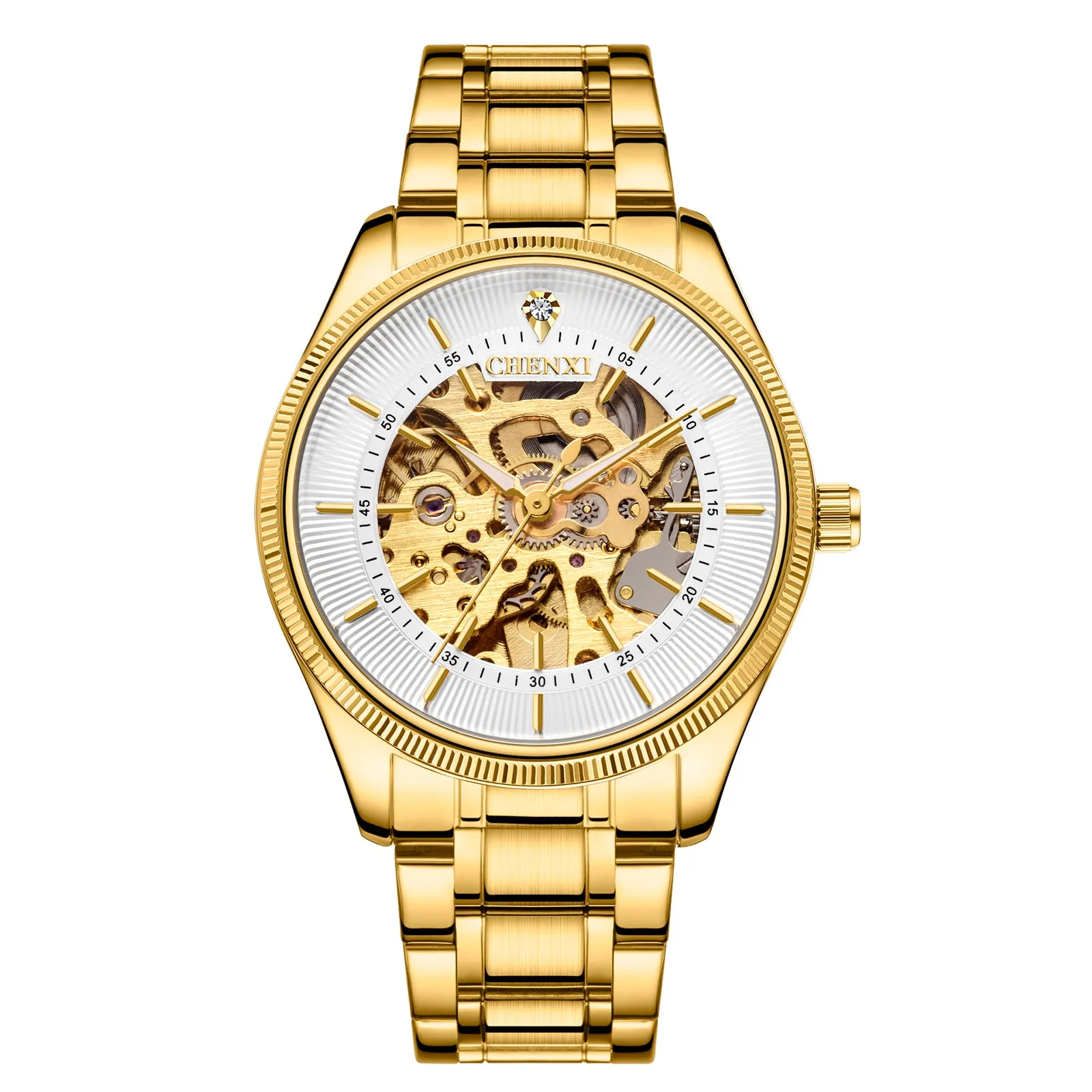 Mechanical men's simple business watch W28CX88803S