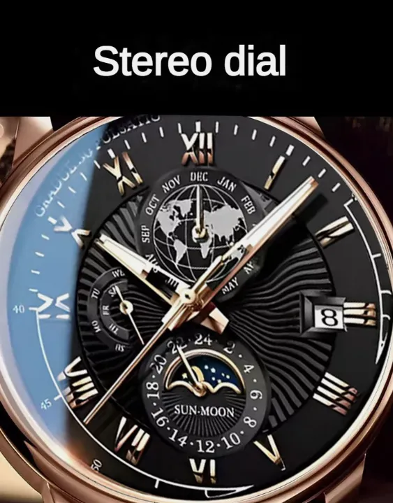 Men Watch Leather Waterproof Luminous Men's Quartz Wristwatch Luxury Man Watches