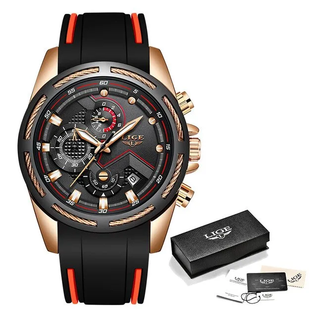 Men's Waterproof Military Type Sport Watches