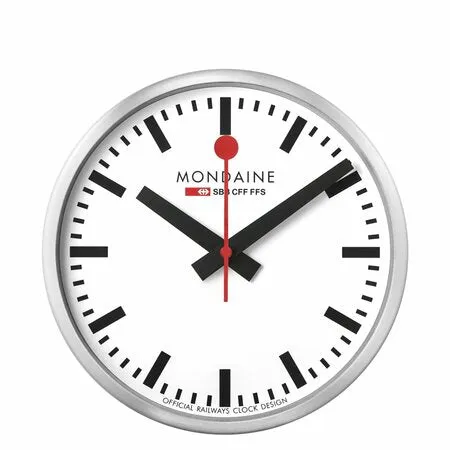 Mondaine Officaial Swiss Railways Smart Wifi Stop2Go Wall Clock