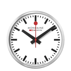Mondaine Officaial Swiss Railways Smart Wifi Stop2Go Wall Clock