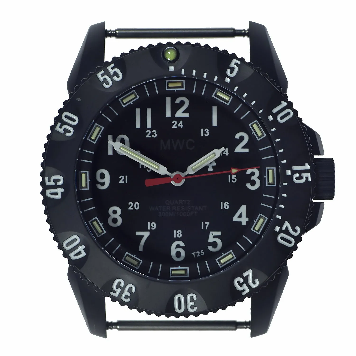 MWC P656 2023 Model PVD Titanium Tactical Series Watch with GTLS Tritium and Ten Year Battery Life (Non Date Version)