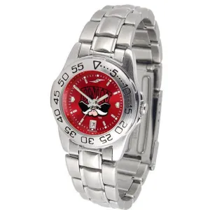 Nevada Las Vegas Rebels Ladies AnoChrome  Steel Band Sports Watch