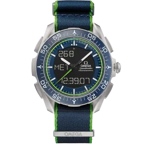 Omega Speedmaster Skywalker X-33 45 mm, titanium on NATO strap