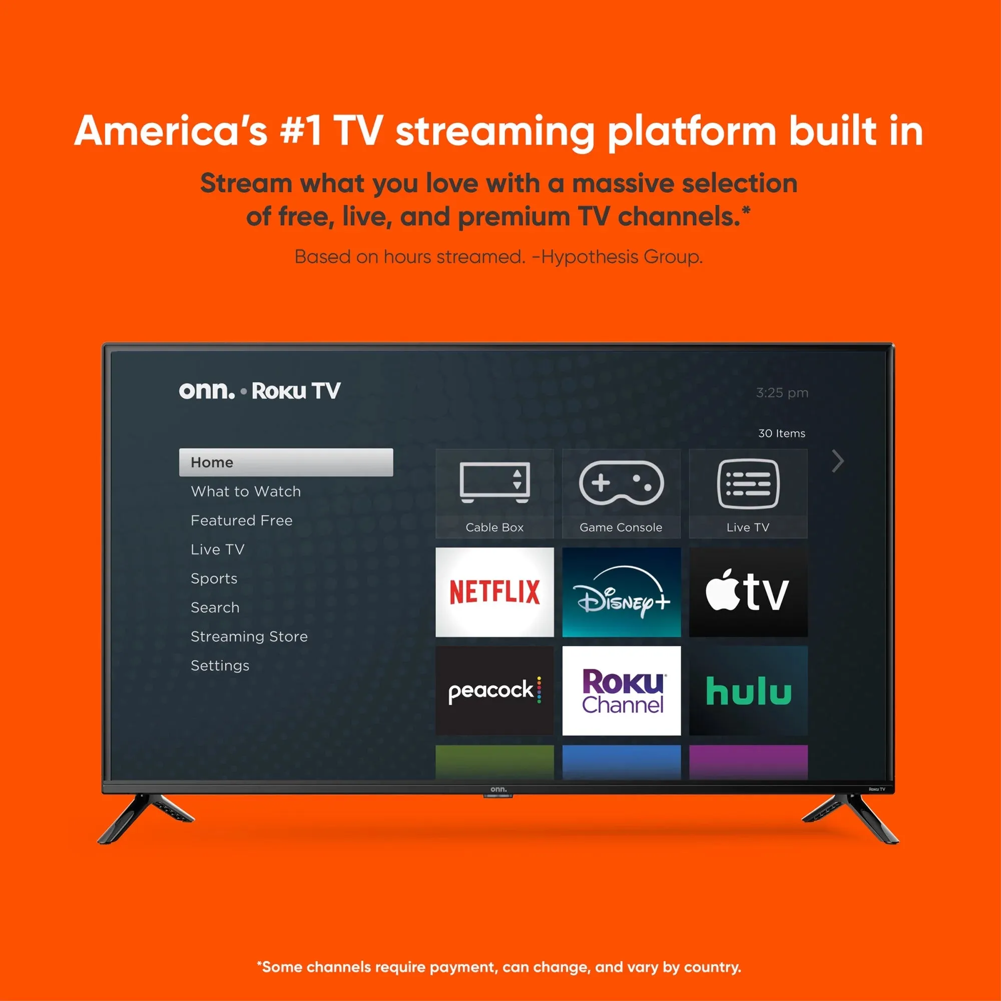 onn. 43 Class FHD (1080P) LED Roku Smart TV (100133209)