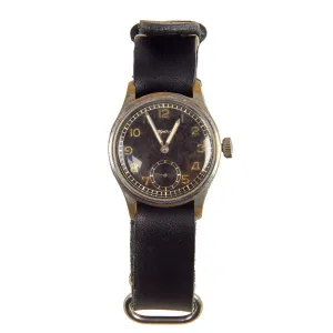 Original German WWII Luftwaffe D Wrist Watch by Alpina Serial D 232823 - Fully Functional