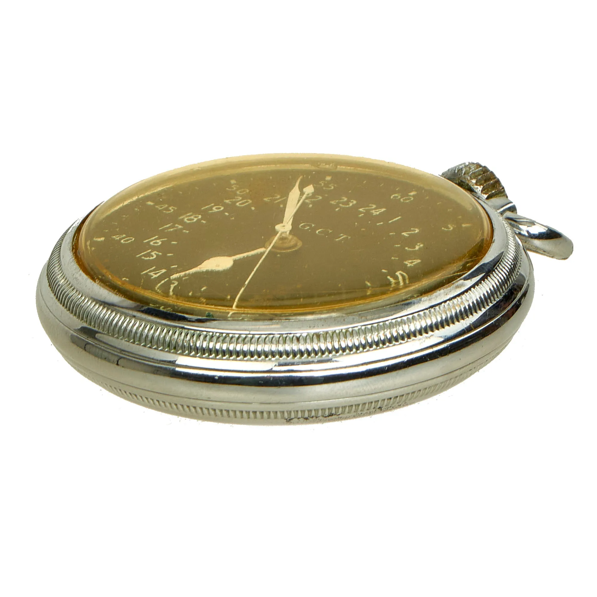 Original Vietnam War U.S. Air Force Hamilton AN5740 G.C.T. 24 Hour Navigator Pocket Watch