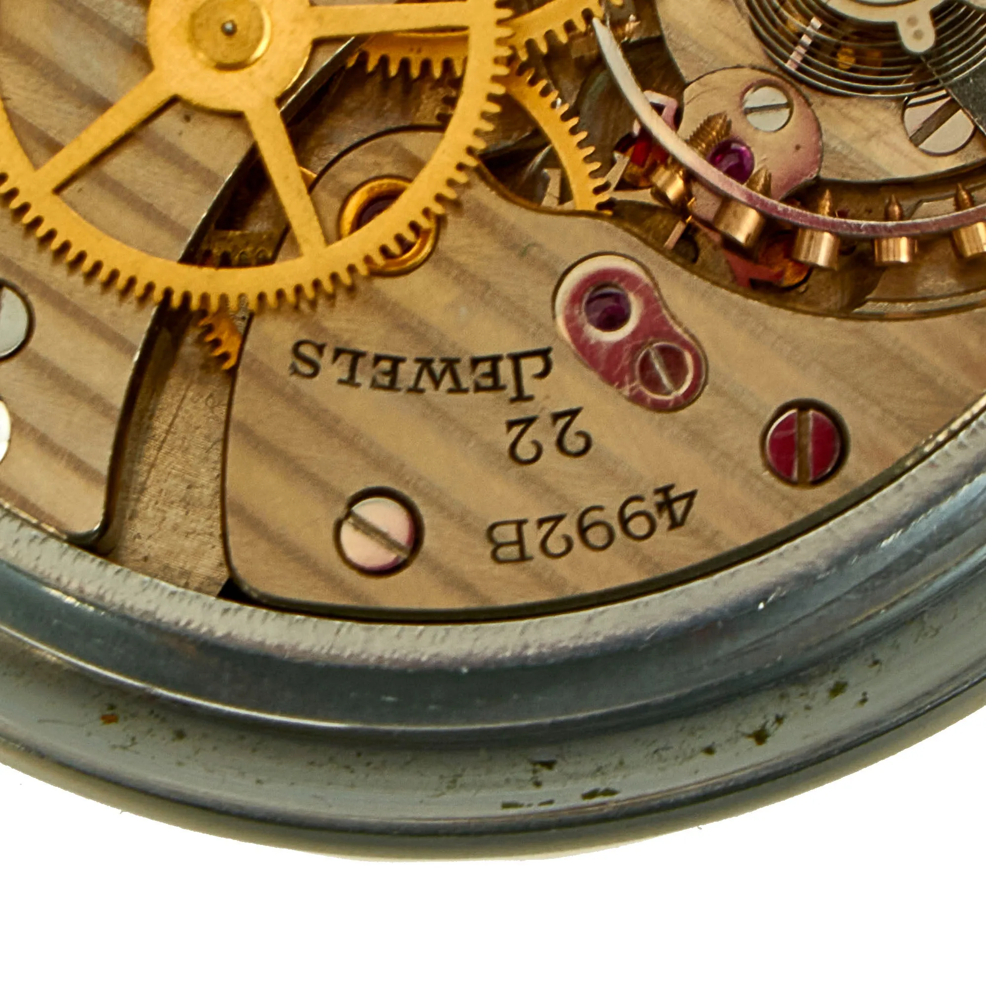 Original Vietnam War U.S. Air Force Hamilton AN5740 G.C.T. 24 Hour Navigator Pocket Watch