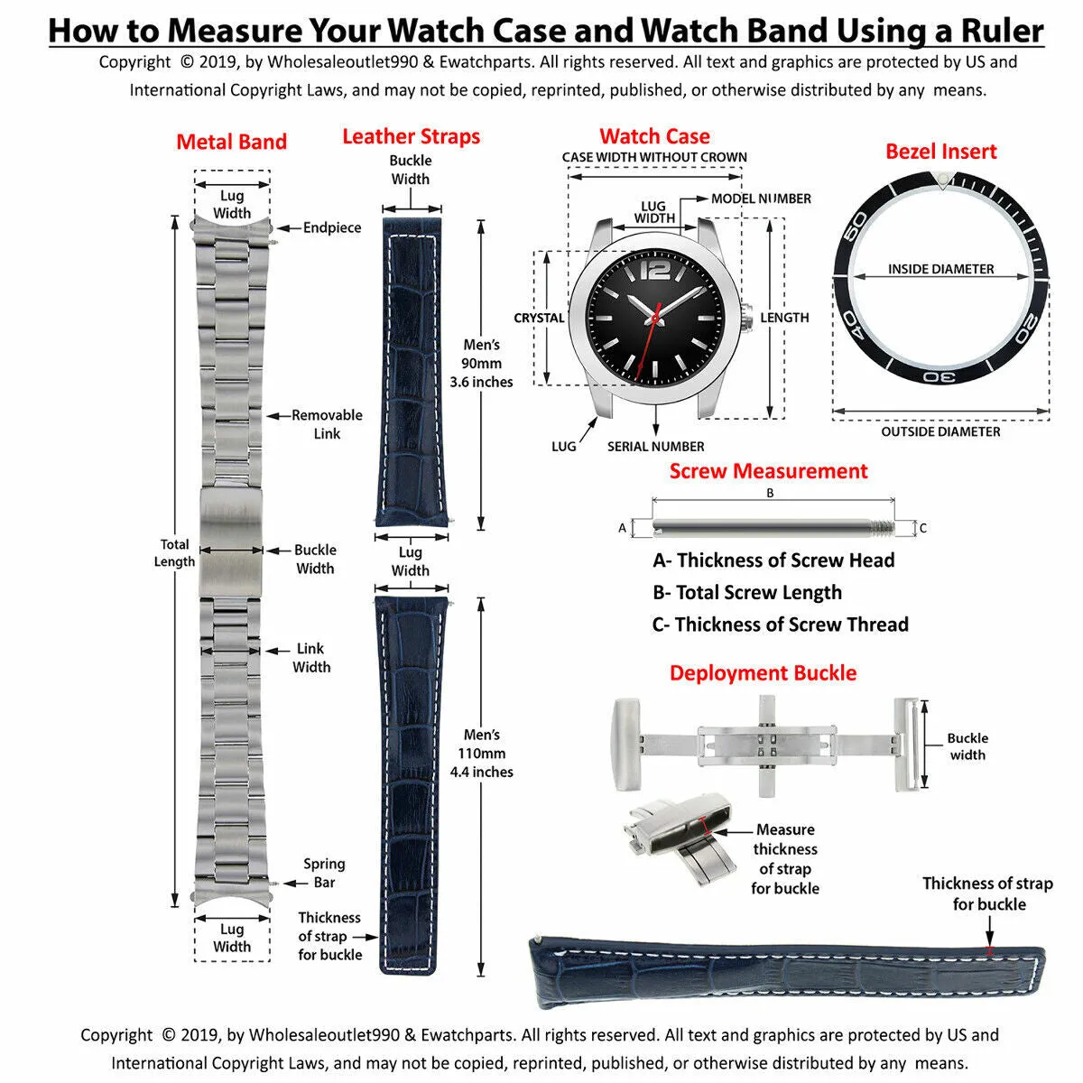 OYSTER WATCH BAND BRACELET FOR ROLEX DAYTONA FLIP LOCK SHINY CENTER S/STEEL