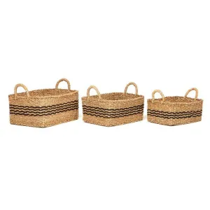 Palash Medium Rectangular Seagrass Storage Basket