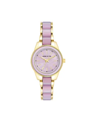 Pearlescent Acetate Link Bracelet Watch