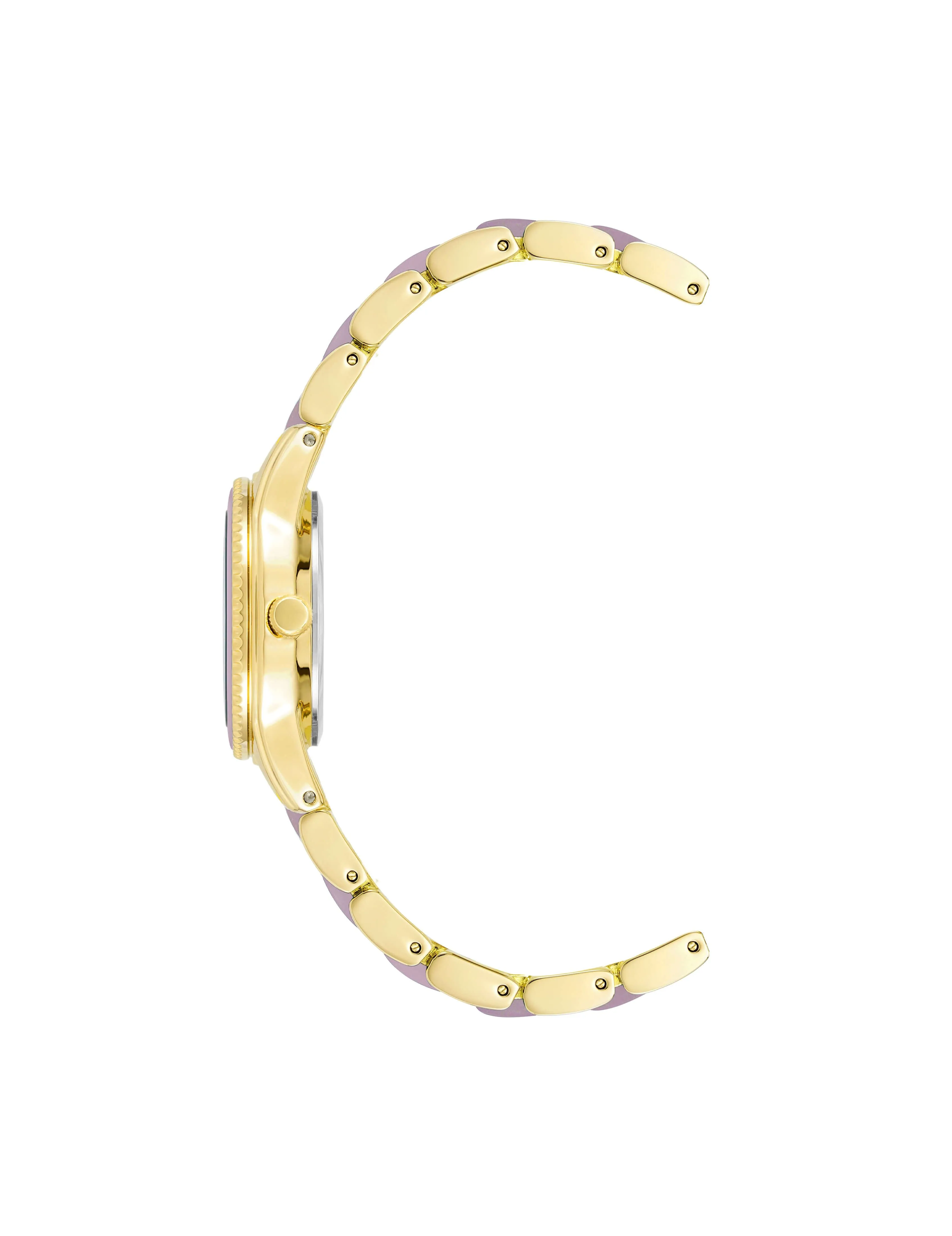 Pearlescent Acetate Link Bracelet Watch
