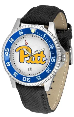 Pittsburgh Panthers Competitor - Poly/Leather Band Watch