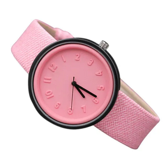 Quartz Candy Color Simple Fashion Watches For Women