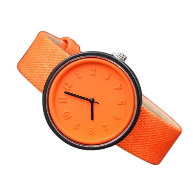 Quartz Candy Color Simple Fashion Watches For Women