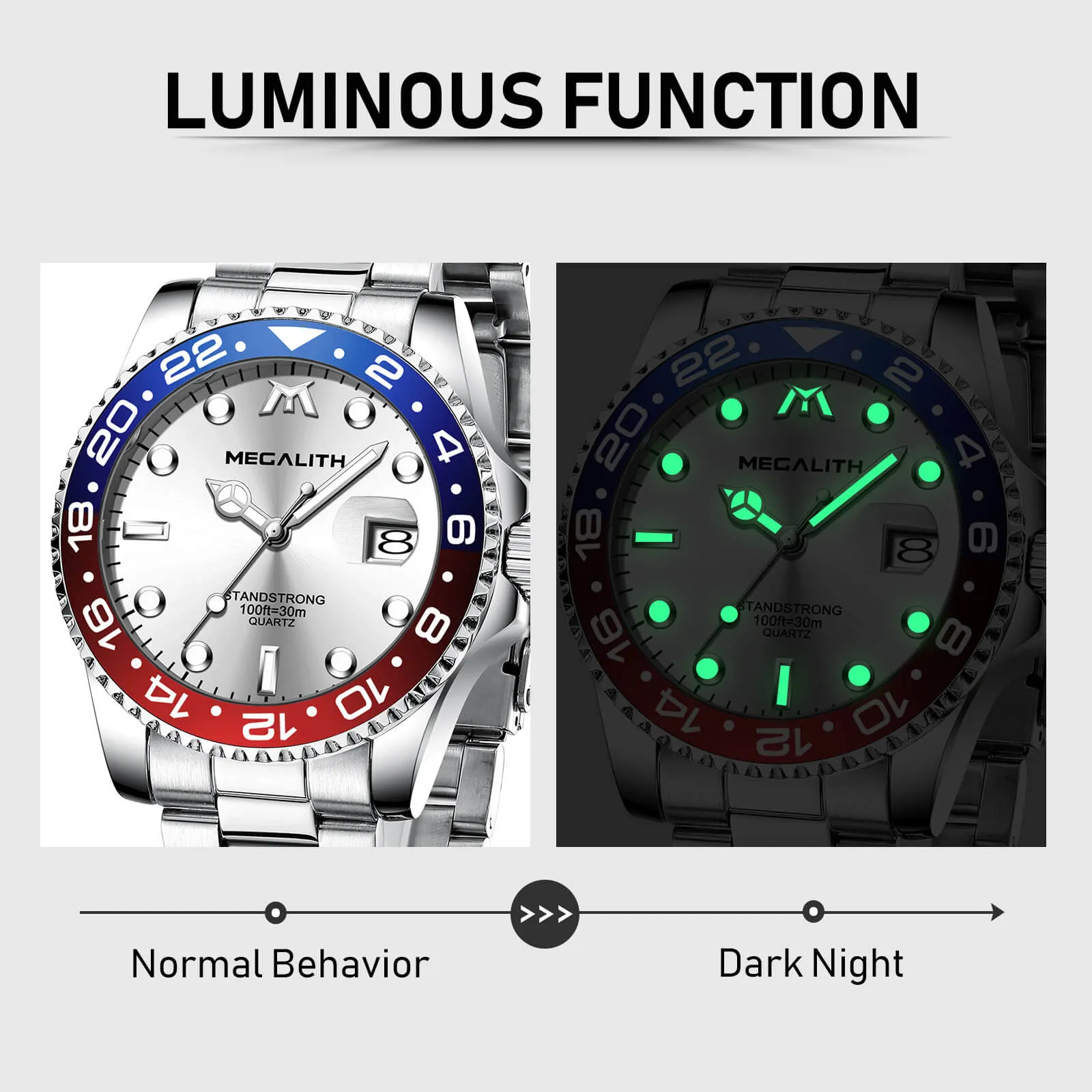 Quartz Watch | Stainless Steel Band | 8602-1M