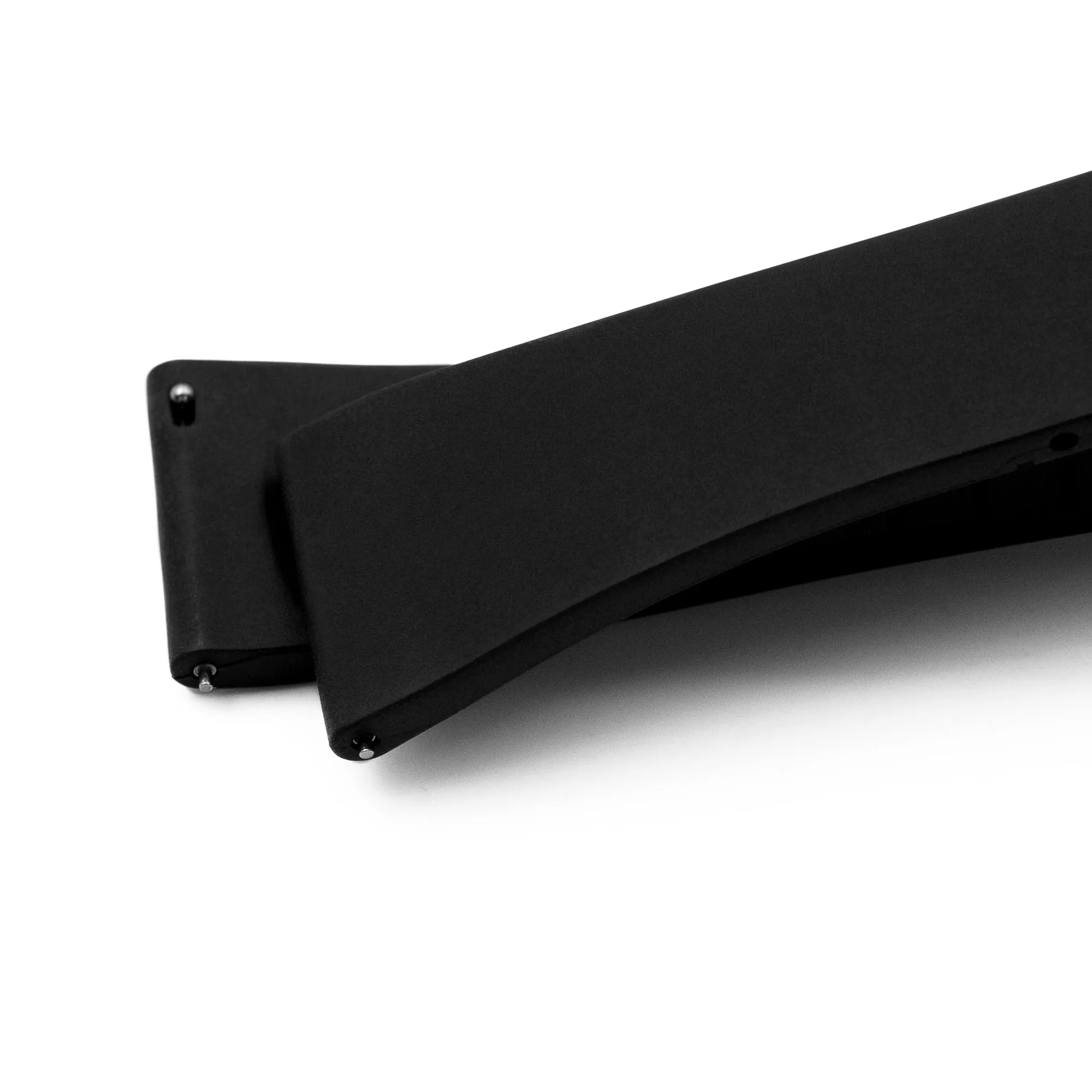 Quick Release FKM26 Black FKM Rubber watch strap