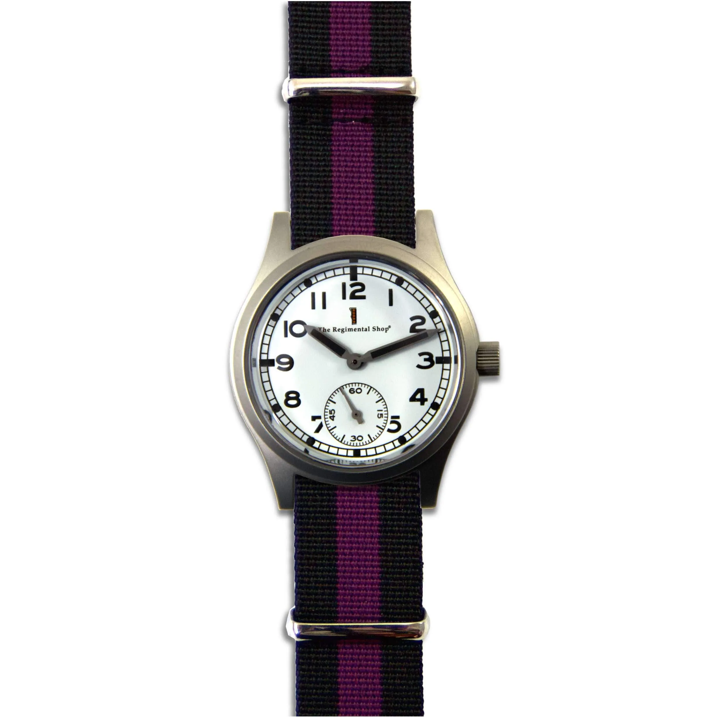 "Special Ops" Military Watch with a Black and Purple Strap