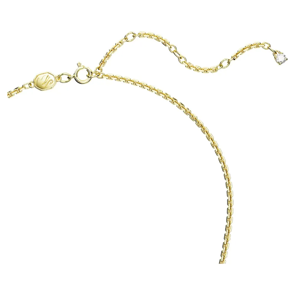"Swarovski Volta Love necklace White, Gold-tone plated"