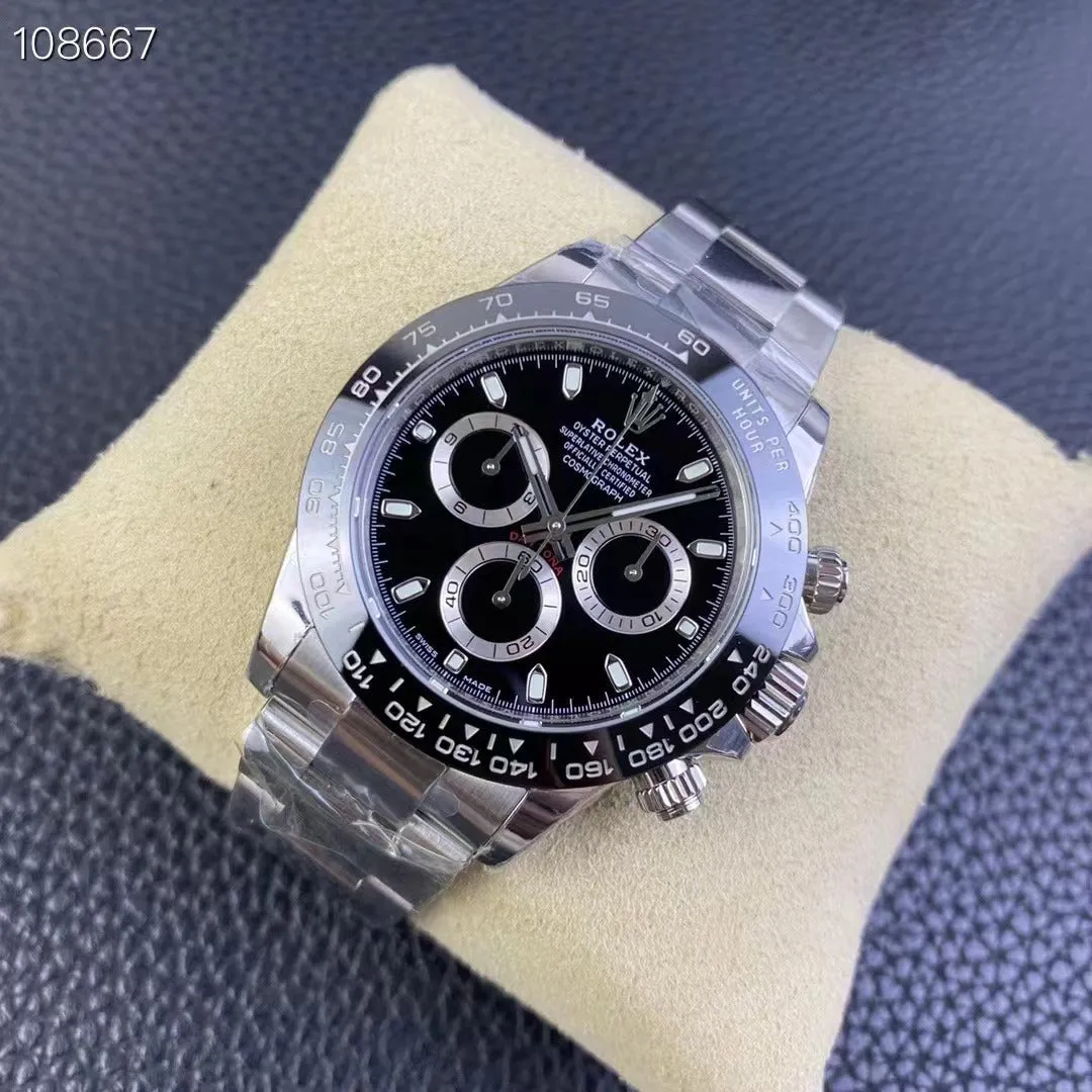 Replica Rolex Daytona 116500LN Silver Black