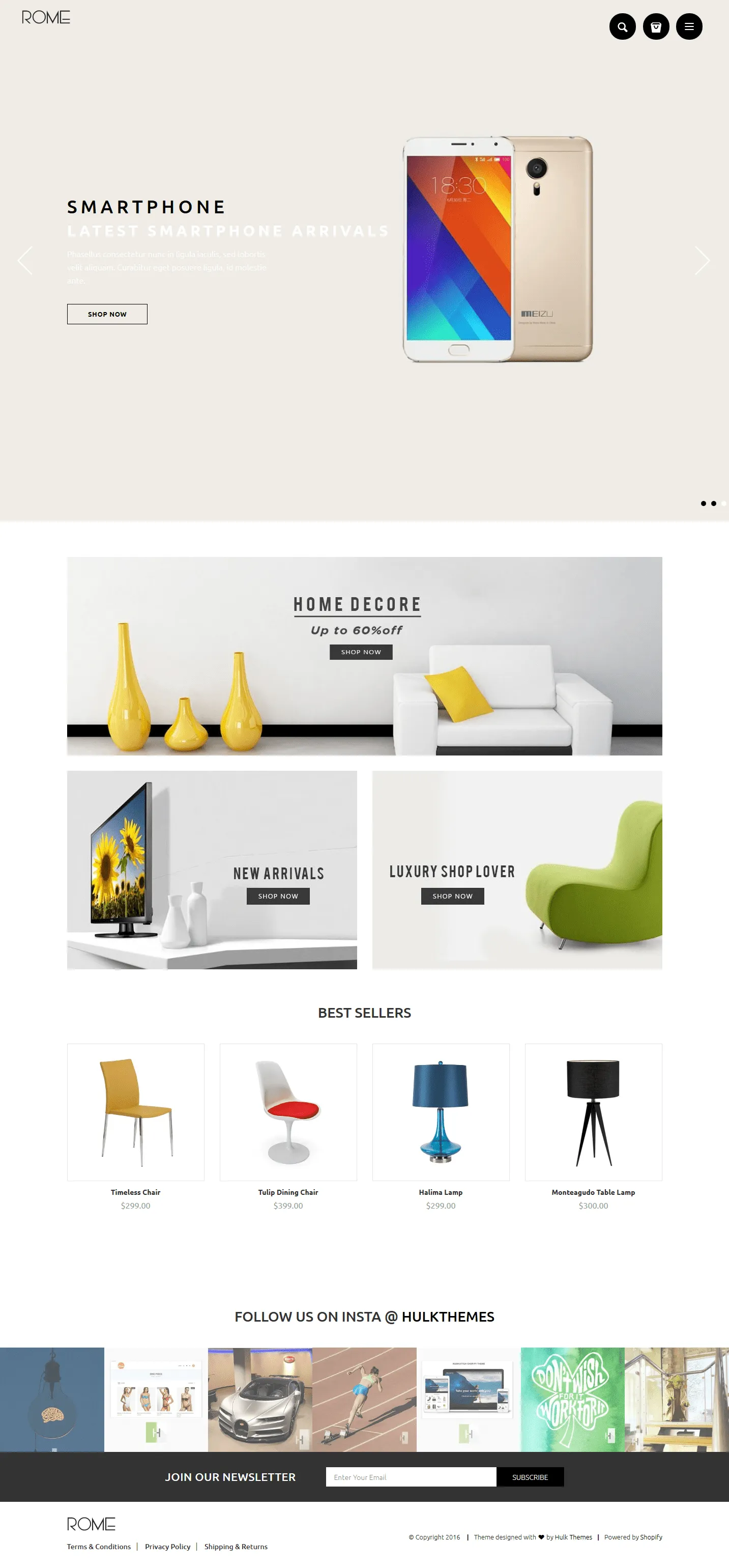 Rome Shopify Theme - HulkApps