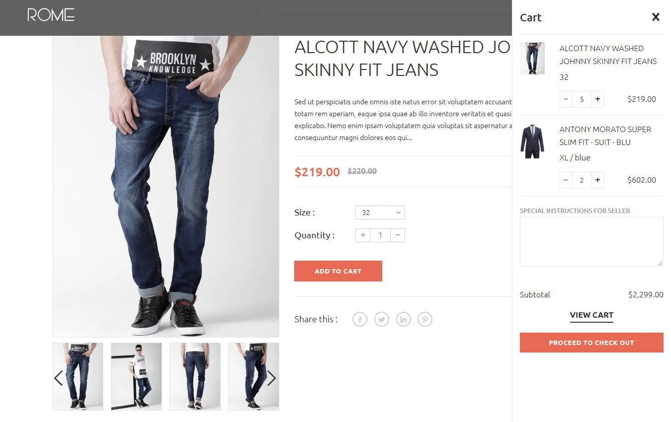 Rome Shopify Theme - HulkApps