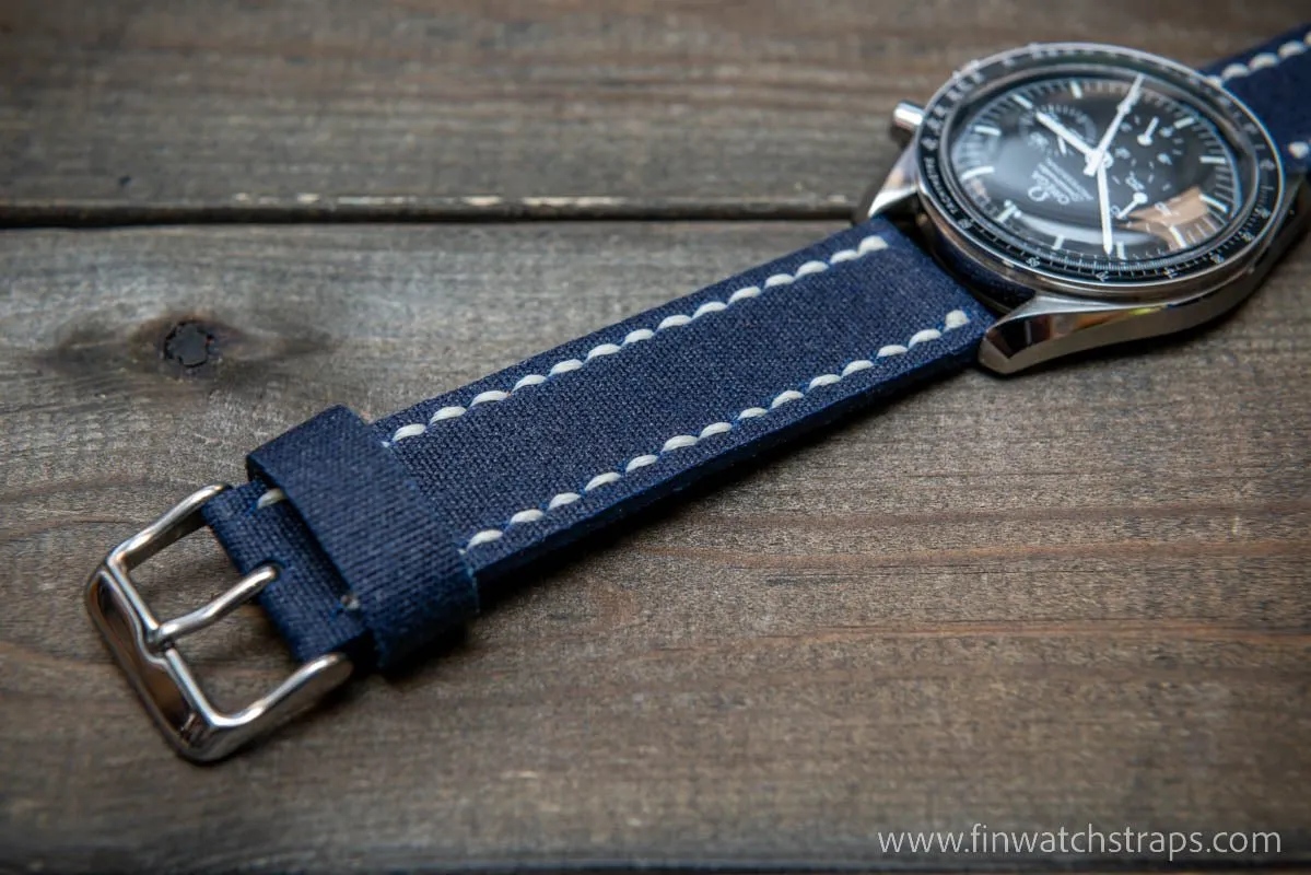 Sailcloth Marine Canvas handmade watch straps by FinWatchStraps®