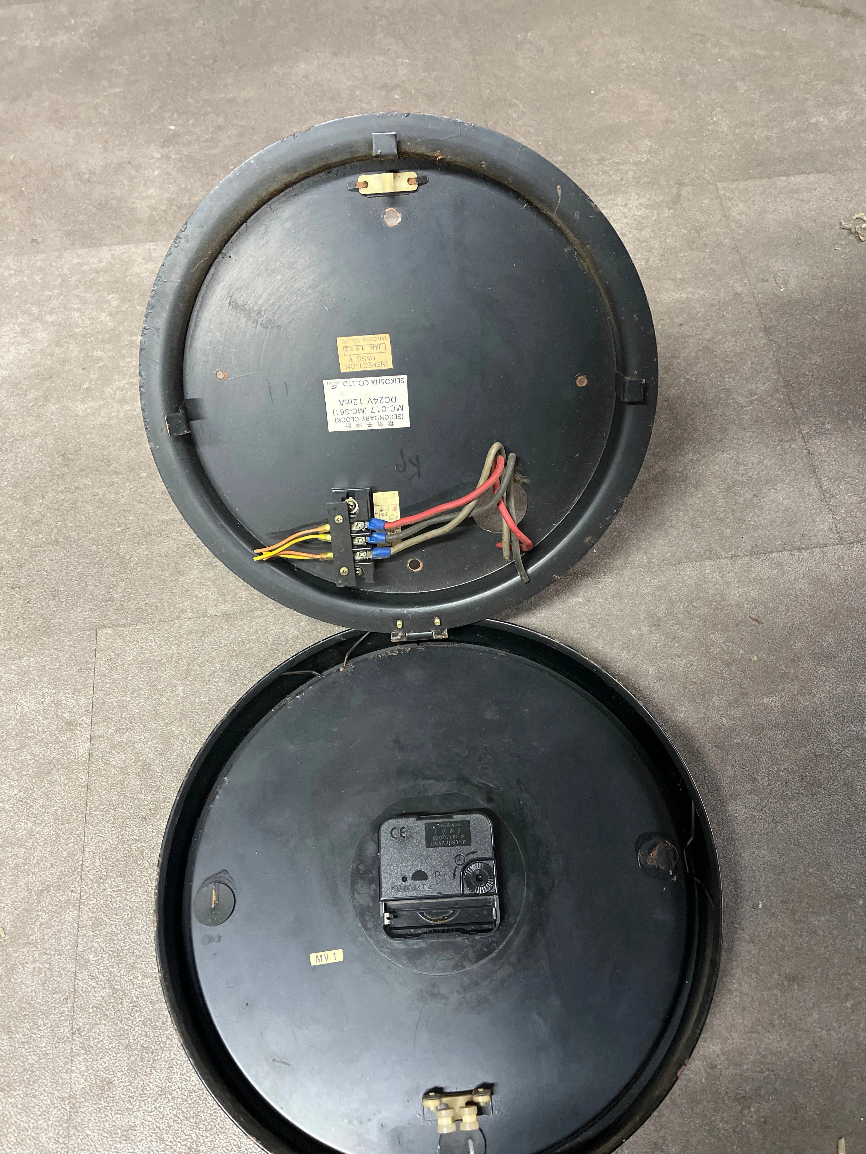 Salvaged Seiko Original Ships Cabin Clock