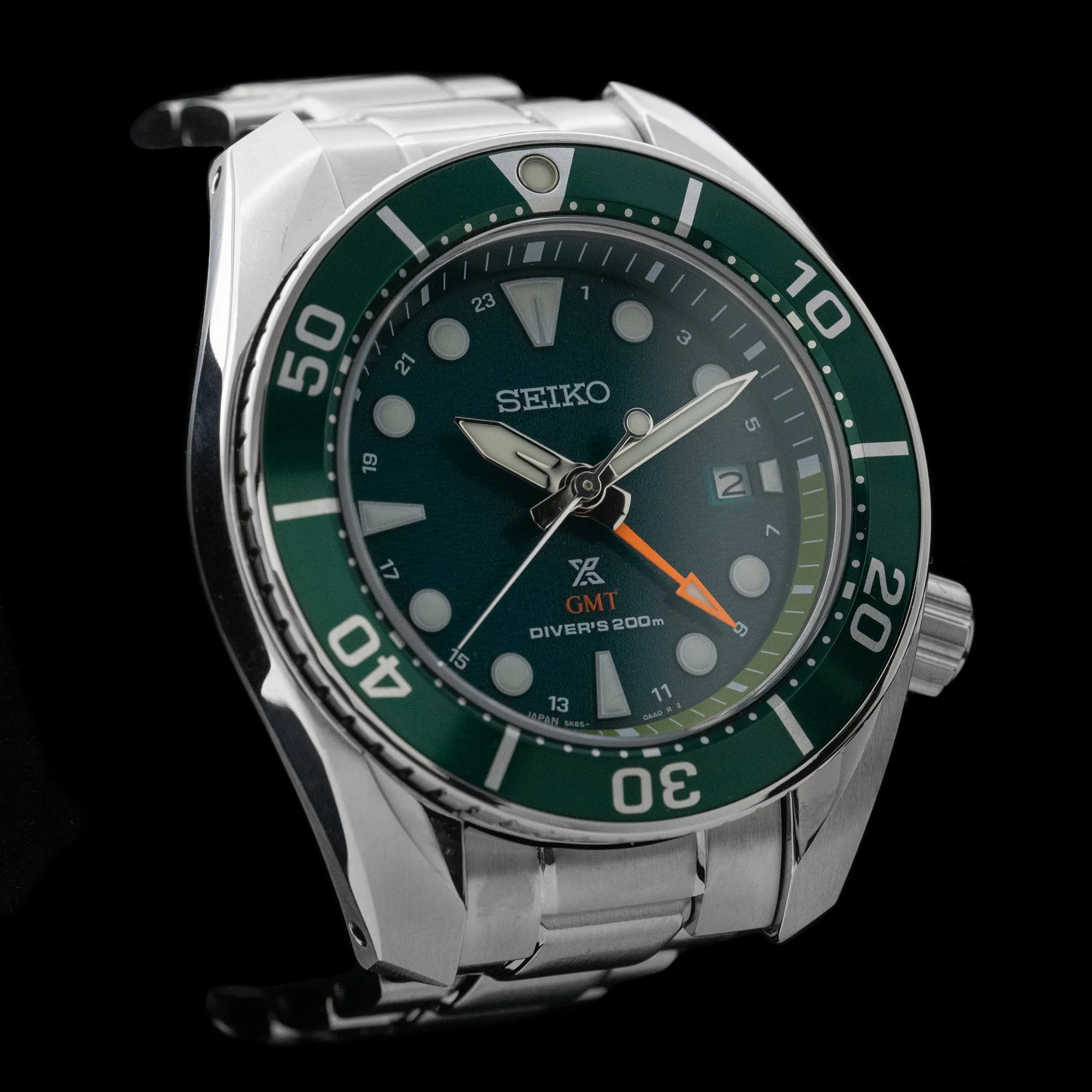 Seiko - Prospex Solar GMT Divers 200M Green SFK003J