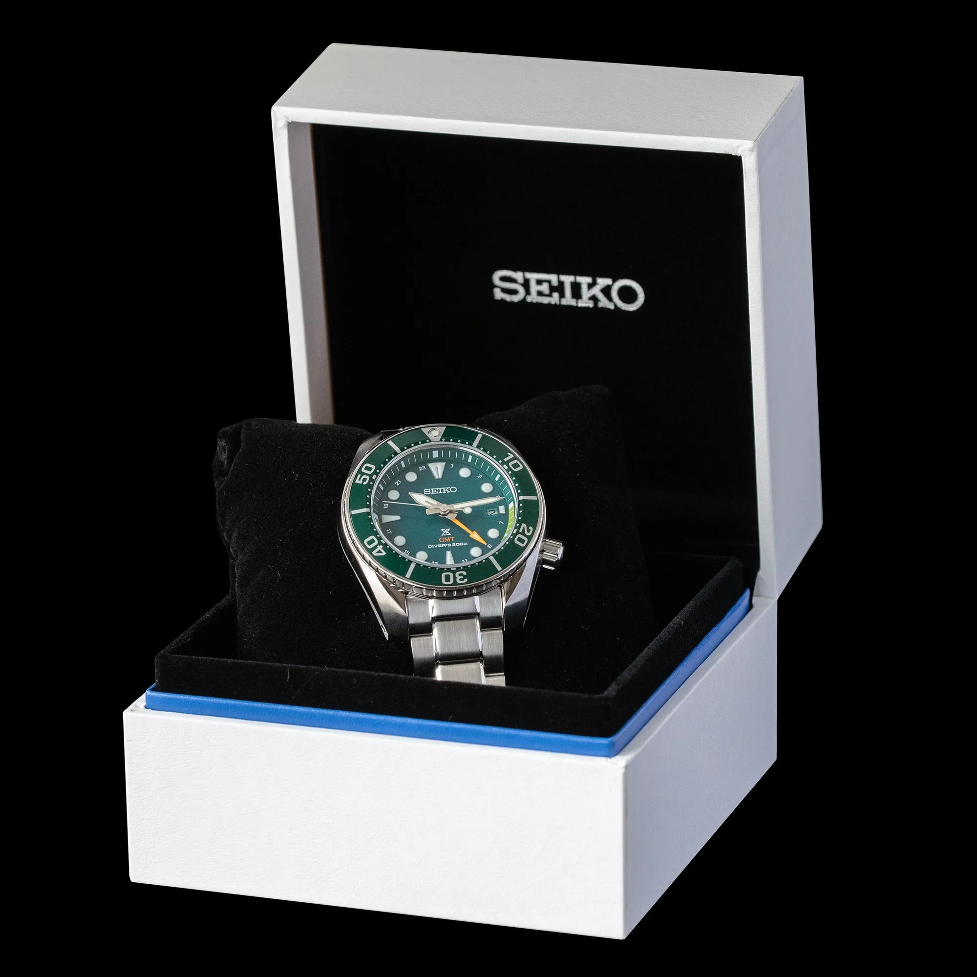Seiko - Prospex Solar GMT Divers 200M Green SFK003J